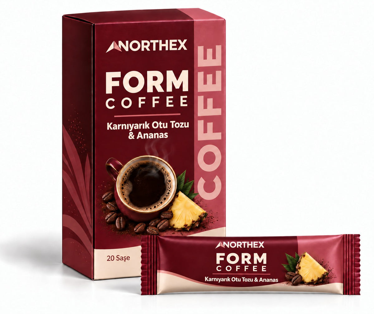 Northex Form Coffee kutusu ve saşesi, üçlü set